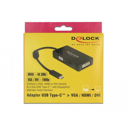 delock-adaptador-usb-tipo-c-macho-vga-hdmi-dvi-hembra-negro
