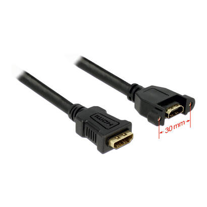 delock-cable-hdmi-a-hembra-hdmi-a-hembra-para-instalacion-25-cm