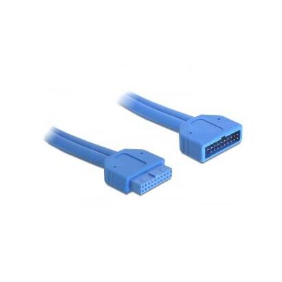 delock-82943-cable-extensor-usb-30-mh-45cm-placa-base