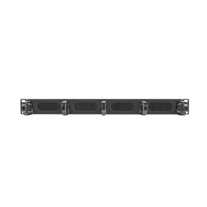 lanberg-organizador-de-cables-ak-1203-b-191-panel-cepillado-5-soportes-de-plastico-tipo-b-1u-negro