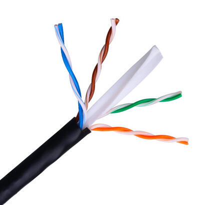 bobina-de-cable-aisens-a135-0264-para-uso-exterior-rj45-cat6-utp-awg24-rigido-305m-negro