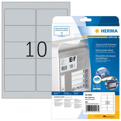etiquetas-para-placas-de-identificacion-herma-a4-plateadas-lamina-de-96x508-mm-250-uds