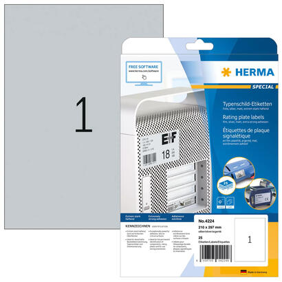 etiquetas-para-placas-de-identificacion-herma-a4-plateadas-lamina-de-210x297-mm-25-uds