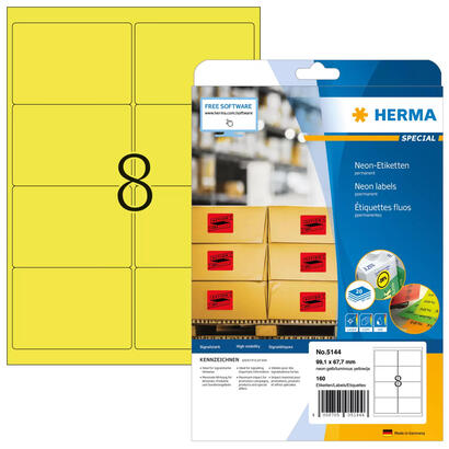 etiquetas-herma-a4-amarillo-neon-991x677-mm-papel-160-uds