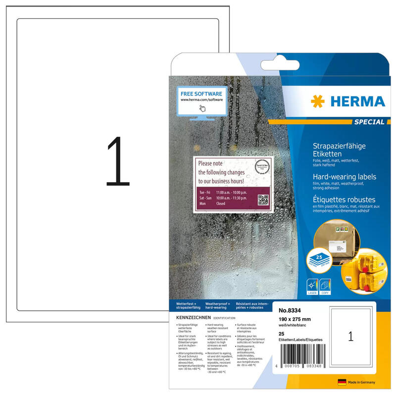herma-carteles-a4-blanco-190x275-mm-lamina-25-piezas herma-carteles-a4-blanco-190x275-mm-lamina-25-piezas