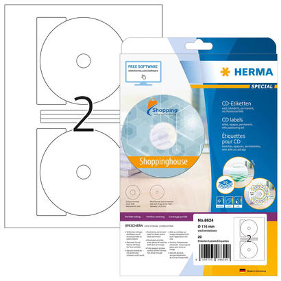 herma-etiquetas-cd-maxi-a4-blanco-116-mm-papel-opaco-20-piezas