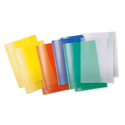 juego-de-10-protectores-para-cuadernos-herma-transparenteees-a4-5-colores