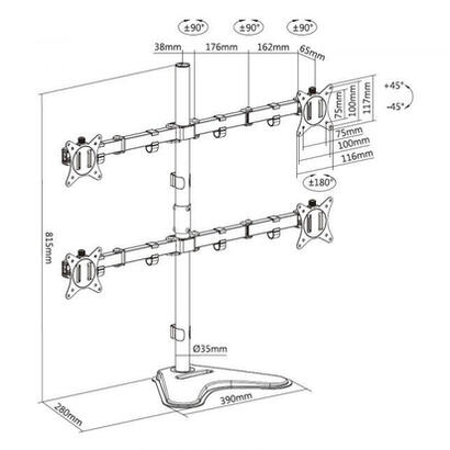 equip-soporte-de-mesa-con-base-y-brazos-articulados-para-4-monitores-de-17-32