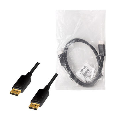 logilink-cd0100-cable-displayport-1-m-negro