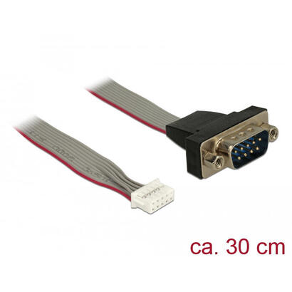 delock-89632-cable-de-serie-negro-gris-rojo-03-m-db-9
