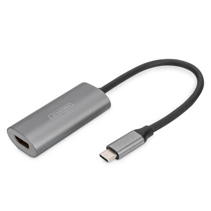 digitus-usb-c-hdmi-adaptador-20cm-usb-c-hdmi-8k60hz-plata