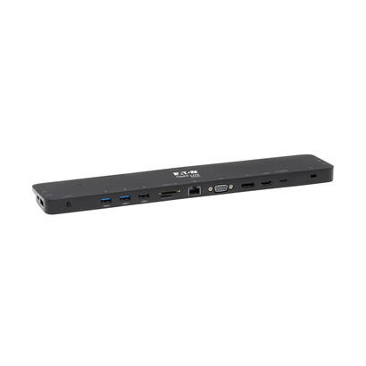 tripp-lite-u442-dock7d-b-estacion-de-conexion-usb-c-pantalla-triple-4k-hdmi-y-dp-vga-usb-32-gen-1-hub-usb-a-y-usb-c-gbe-carga-pd