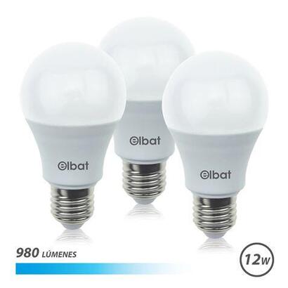 elbat-pack-de-3-bombillas-led-a60-12w-e27-980lm-6500k-luz-fria
