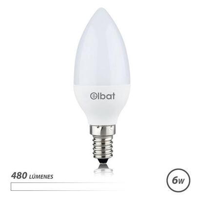 elbat-bombilla-led-c37-6w-e14-480lm-4000k-luz-blanca