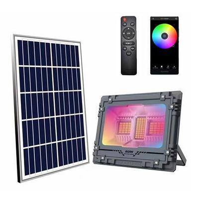elbat-foco-solar-led-rgb-100w-780lm-bluetooth-bateria-5v12ah-control-remoto-ip67