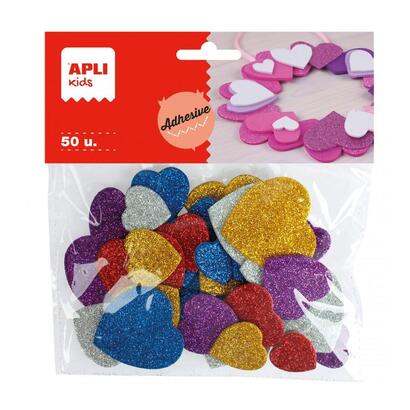 apli-formas-de-corazones-adhesivas-de-goma-eva-50-formas-medidas-surtidas-material-suave-y-seguro-colores-surtidos-purpurina