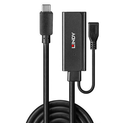 lindy-43352-hub-de-interfaz-usb-32-gen-1-31-gen-1-type-c-5000-mbits-negro
