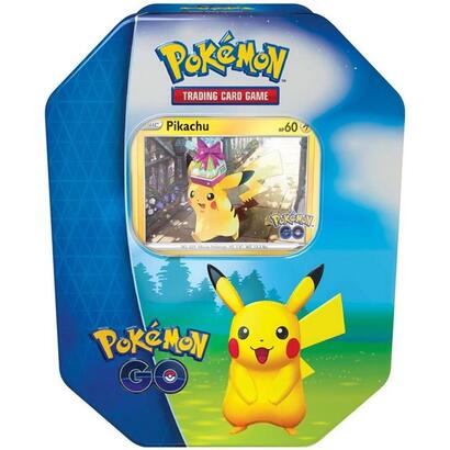 juego-de-cartas-sobre-individual-pokemon-tcg-go-v-gift-tin-pikachu
