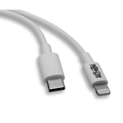 tripp-lite-m102-003-wh-cable-de-sincronizacion-y-carga-usb-c-a-lightning-certificado-mfi-usb-20-mm-blanco-091-m