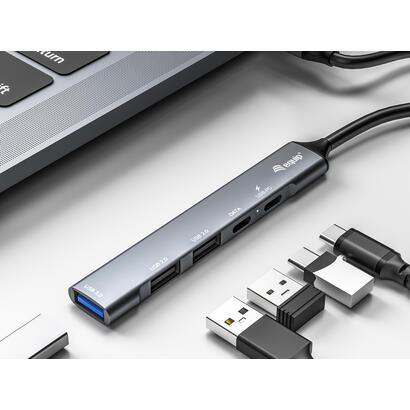 equip-usb-c-hub-5-port-30c-4x30