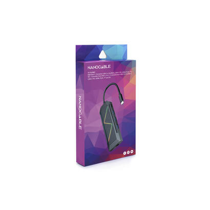 nanocable-8-en-1-hub-usb-c-30-con-3x-usb-a-30-1x-usb-c-pd-1x-hdmi-1x-rj45-1x-lector-sd-1x-lector-tf-carcasa-de