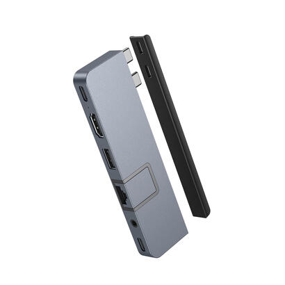 hyper-hd575-gry-gl-dockingstation-usb-32-gen-1-31-gen-1-type-c-5000-mbits-gris