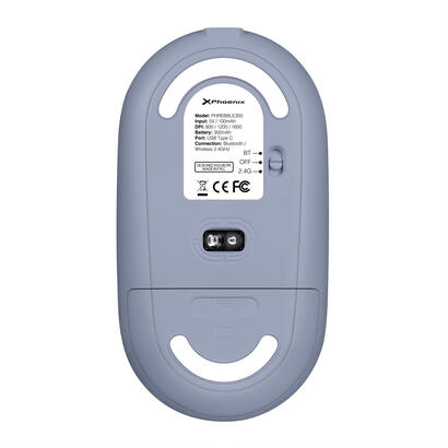 phoenix-rebble-raton-inalambrico-bluetooth-o-24-ghz-con-receptor-usb-clic-silencioso-para-porttil-notebook-pc-chomebook-mac
