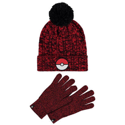 pokemon-pokeball-symbol-beanie-knitted-gloves-giftset-redblack-gs437313pok-