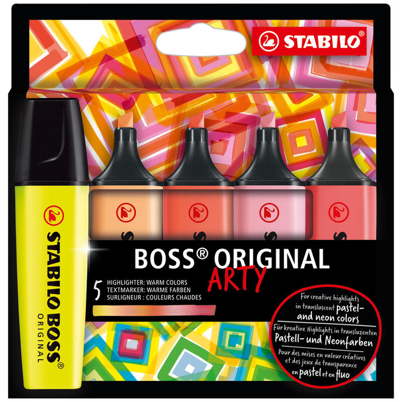 stabilo-estuche-5-marcadores-fluorescentes-arty-boss-original-csurtidos-calidos