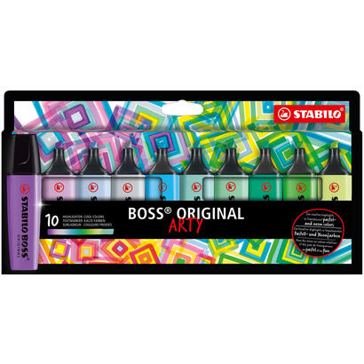 stabilo-estuche-10-marcadores-fluorescentes-arty-boss-original-csurtidos-frios