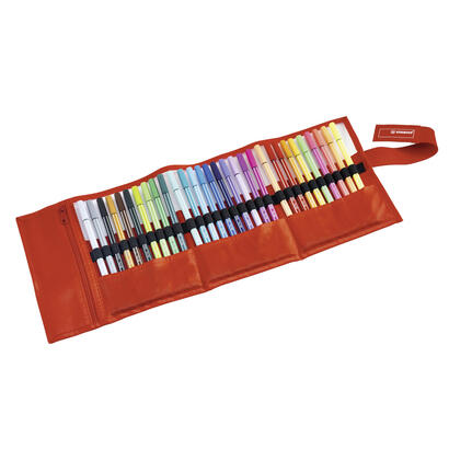 stabilo-pen-68-rollerset-individual-rotulador-estuche-nylon-cierre-velcro-30-colores