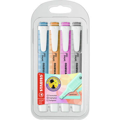 stabilo-swing-cool-pastel-pack-de-4-marcadores-fluorescentes-cuerpo-plano-punta-biselada-trazo-entre-1-y-4mm-tinta-con-base-de-a