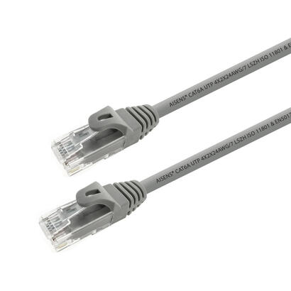 aisens-cable-de-red-rj45-lszh-cat6a-500-mhz-utp-awg24-1m-gris