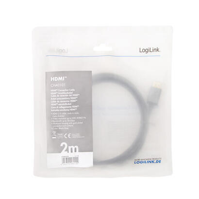 logilink-cha0101-cable-hdmi-am-to-am-4k60-hz-alu-blackgrey-2m