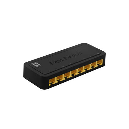 levelone-feu-0812-switch-no-administrado-fast-ethernet-10100-negro