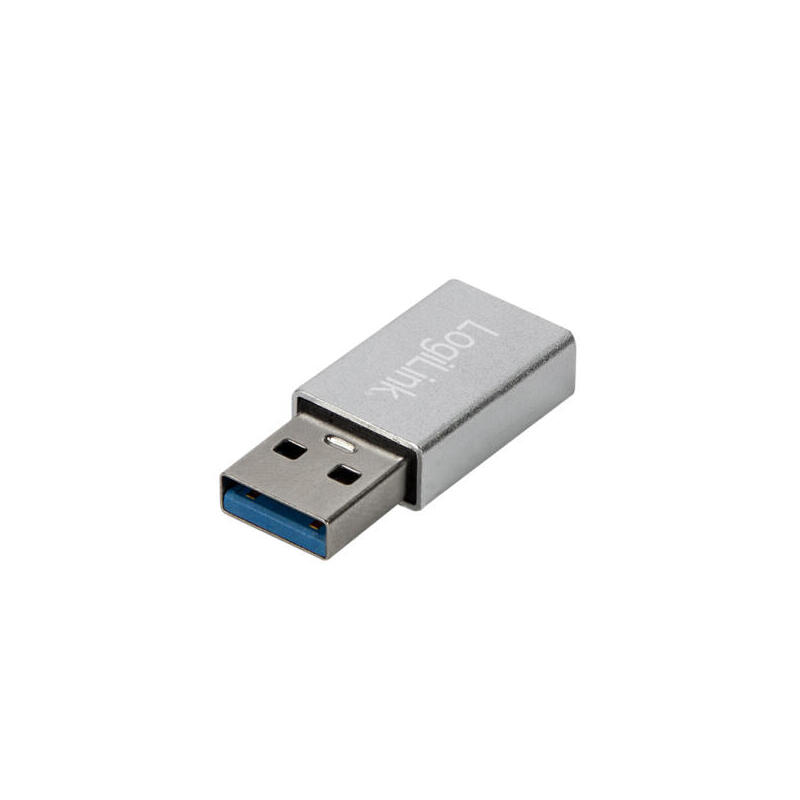 adaptador-logilink-usb-32-gen1-tipo-c-usb-am-a-usb-cf-plateado