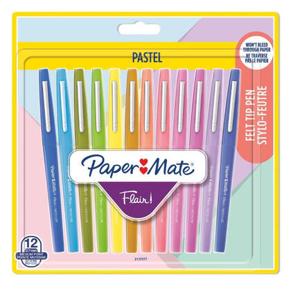 boligrafo-fibra-paper-mate-flair-6er-pastel-m-07-mm-blister