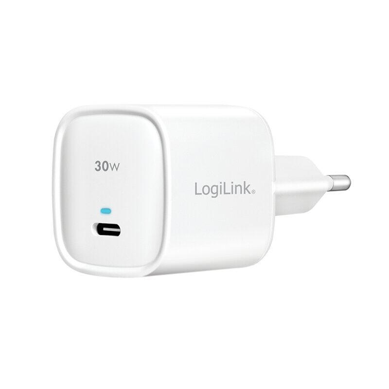 logilink-pa0279-cargador-1-x-usb-c-portpdgan30w-blanco