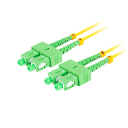 cable-fibra-optica-10m-lanberg-mono-scapc-scapc-duplex-g657a1-lszh-amarillo