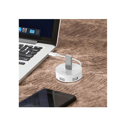 hub-baseus-cahub-g02-usb-c-3x-usb-20-1x-usb-30-color-blanco