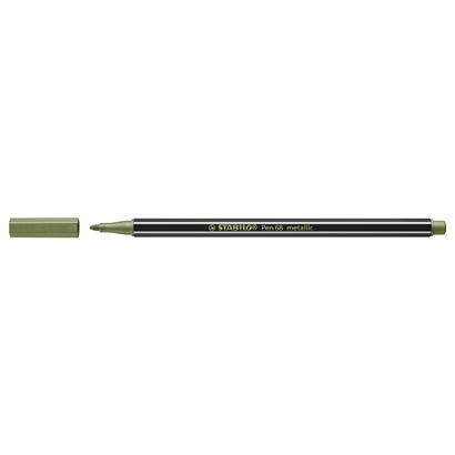 stabilo-pen-68-rotulador-verde-hoja-metalico-10u-