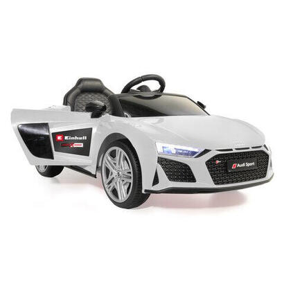 jamara-correpasillos-audi-r8-spyder-18v-einhell-power-xchange-blanco