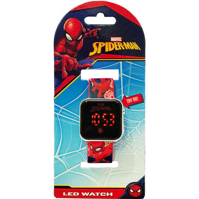 reloj-spiderman-marvel-led