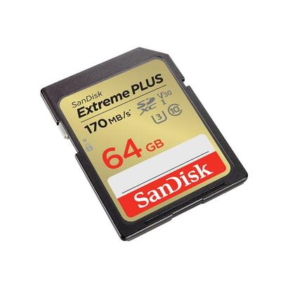 sandisk-extreme-plus-64gb-sdhc-170mbs-80mbs-uhs-i-class