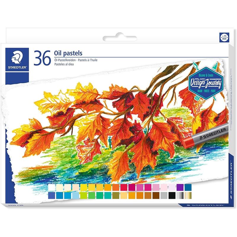 staedtler-pasteles-al-oleo-2420-pack-de-36-ceras-blandas-resistencia-a-la-rotura-extremadamente-brillantes-colores-surtidos