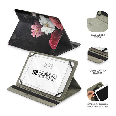 funda-subblim-trendy-case-rosas-para-tablet-de-11-negra