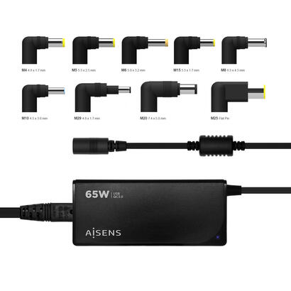 aisens-cargador-65w-automatico-universal-para-portatil-9-conectores-usb-a-qc30-negro
