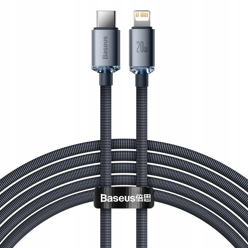 kabel-usb-c-do-lightning-baseus-crystal-shine-20w-pd-2m-negro