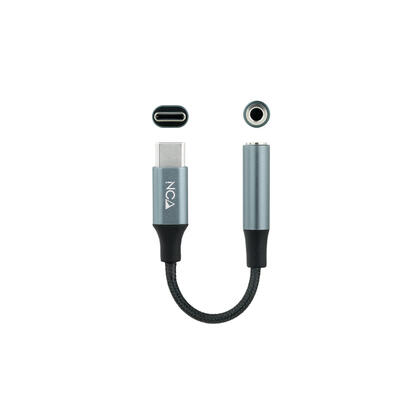 nanocable-cable-adaptador-audio-jack-35mm-hembra-a-usb-c-macho-cable-acabado-en-nylon-conectores-de-aluminio-