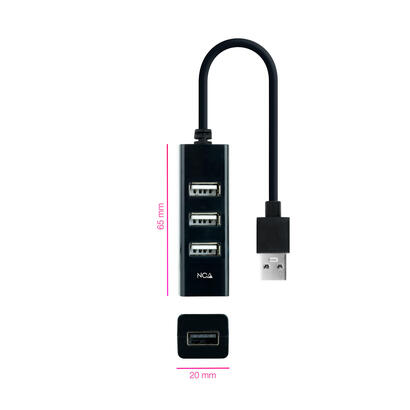 nanocable-hub-usb-a-20-con-4x-usb-a-20-cable-de-015m